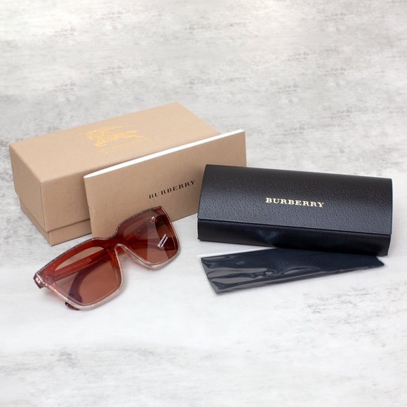 Burberry Brown Square Sunglasses 55mm Authentic | Made in Italy - Picture 3 of 7